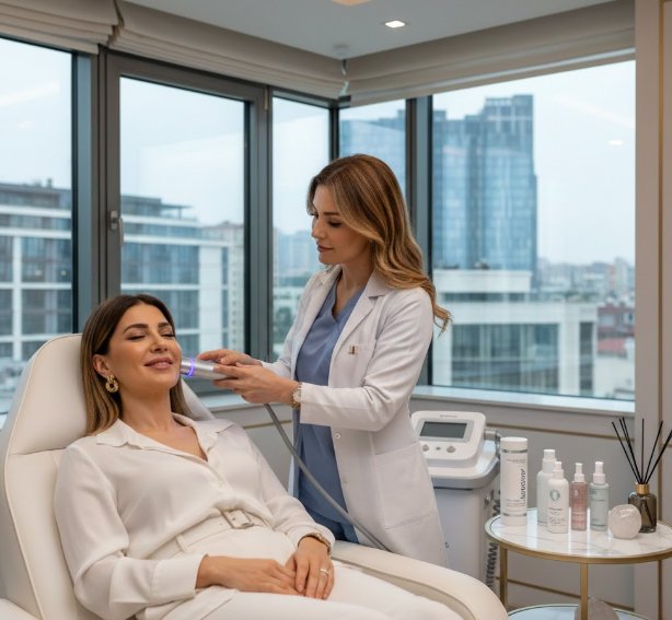 Ultherapy ile Ameliyatsız Yüz Germe — Efem Klinik’te Net ve Doğal Lifting Etkisi