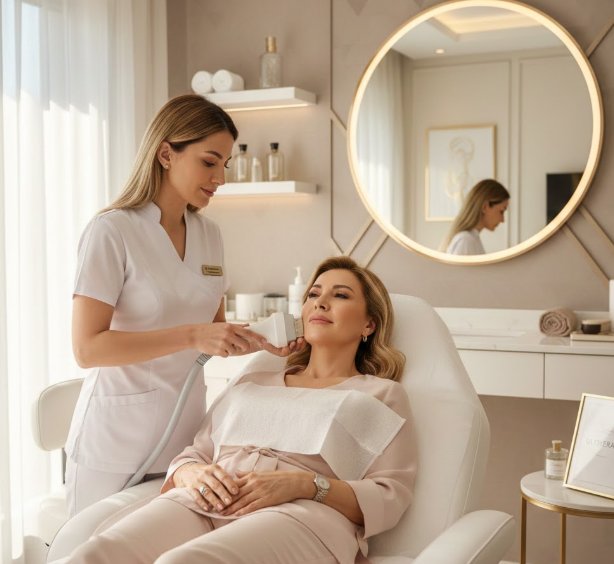 Ultherapy ile Yüz Ovali Toparlama — Efem Klinik’te Doğal ve Kontrollü Gençleşme