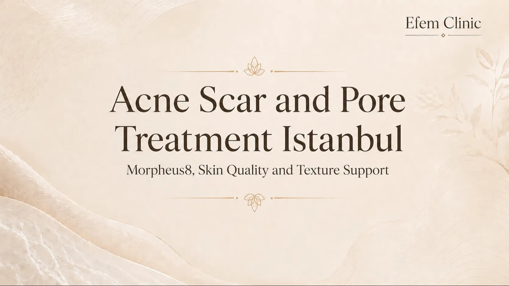 Akne İzi ve Gözenek Tedavisi İstanbul | Morpheus8 ile Cilt Dokusu İyileştirme