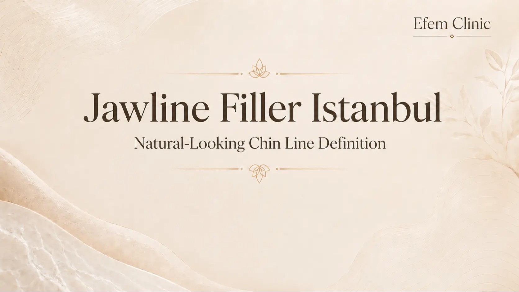 Jawline Dolgusu İstanbul | Doğal Görünümlü Çene Hattı Belirginleştirme