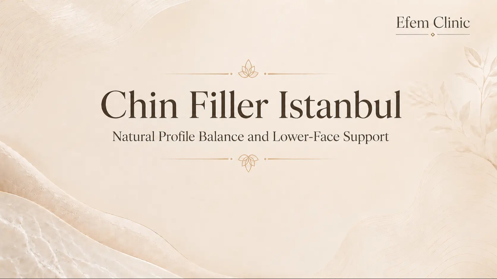 Çene Dolgusu İstanbul | Doğal Profil Dengesi ve Alt Yüz Oranı