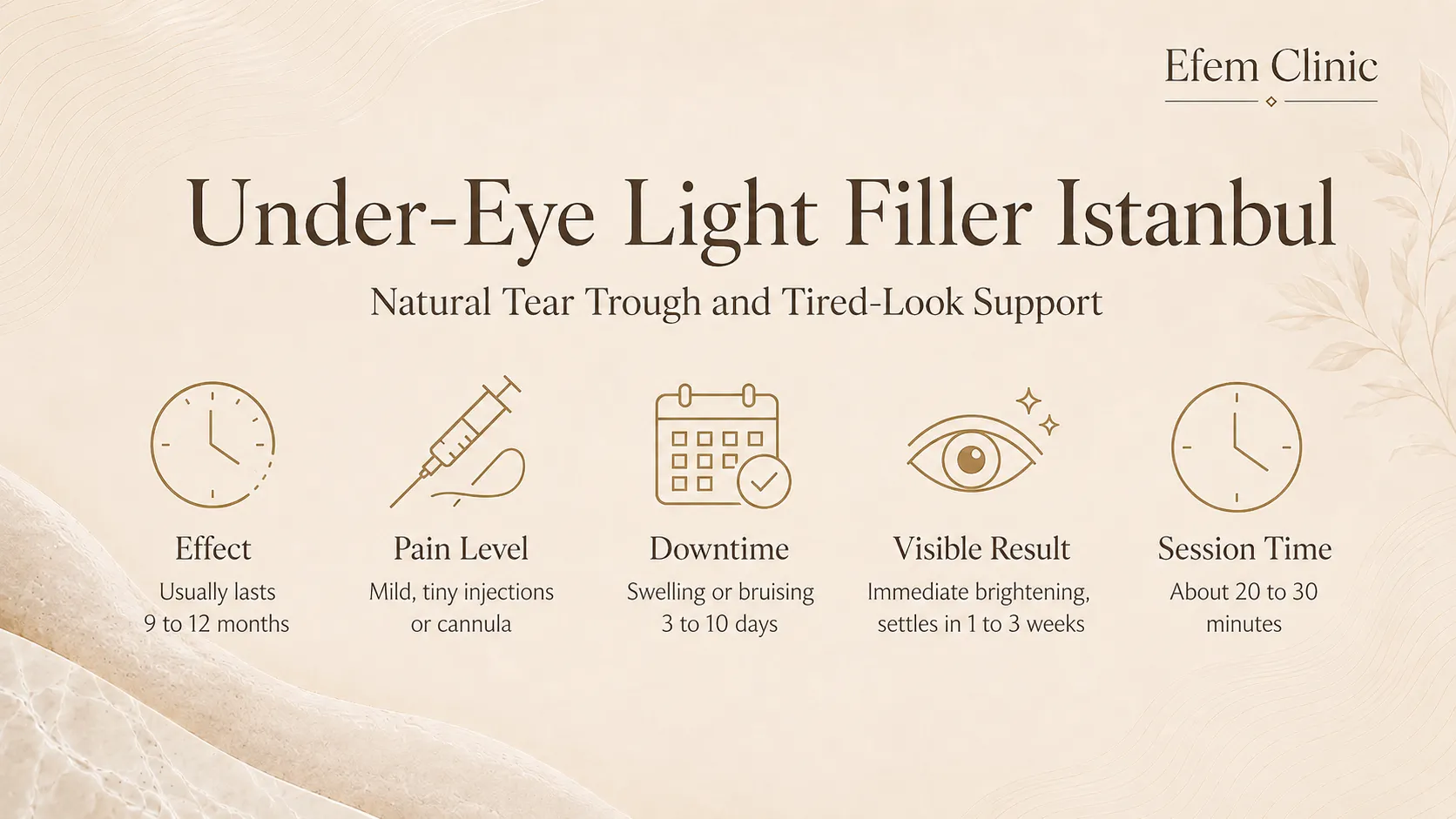 under eye light filler istanbul