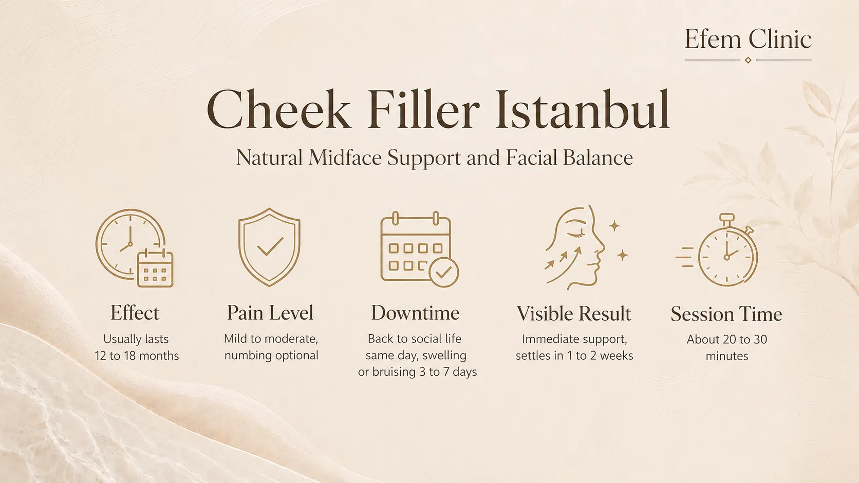 cheek filler process and risks istanbul