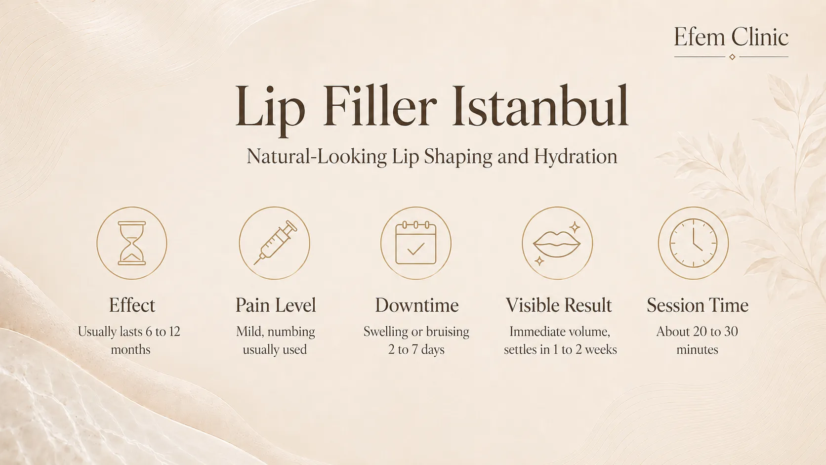 lip filler infographic