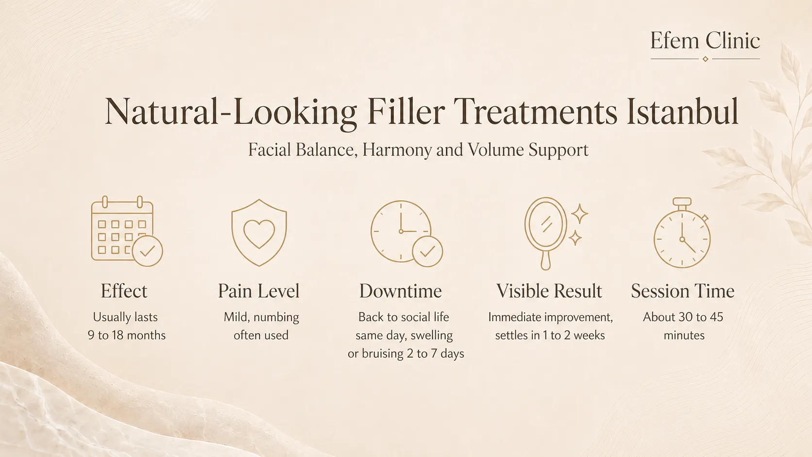 natural looking dermal fillers infographic