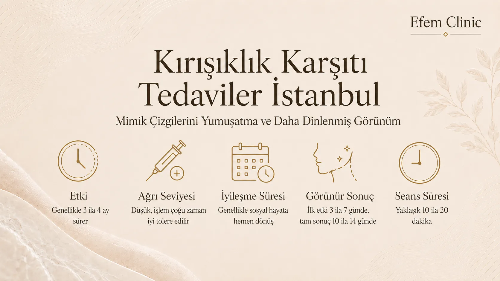 kırışıklık karşıtı ve mimik dengeleme tedavileri hakkında bilgiler