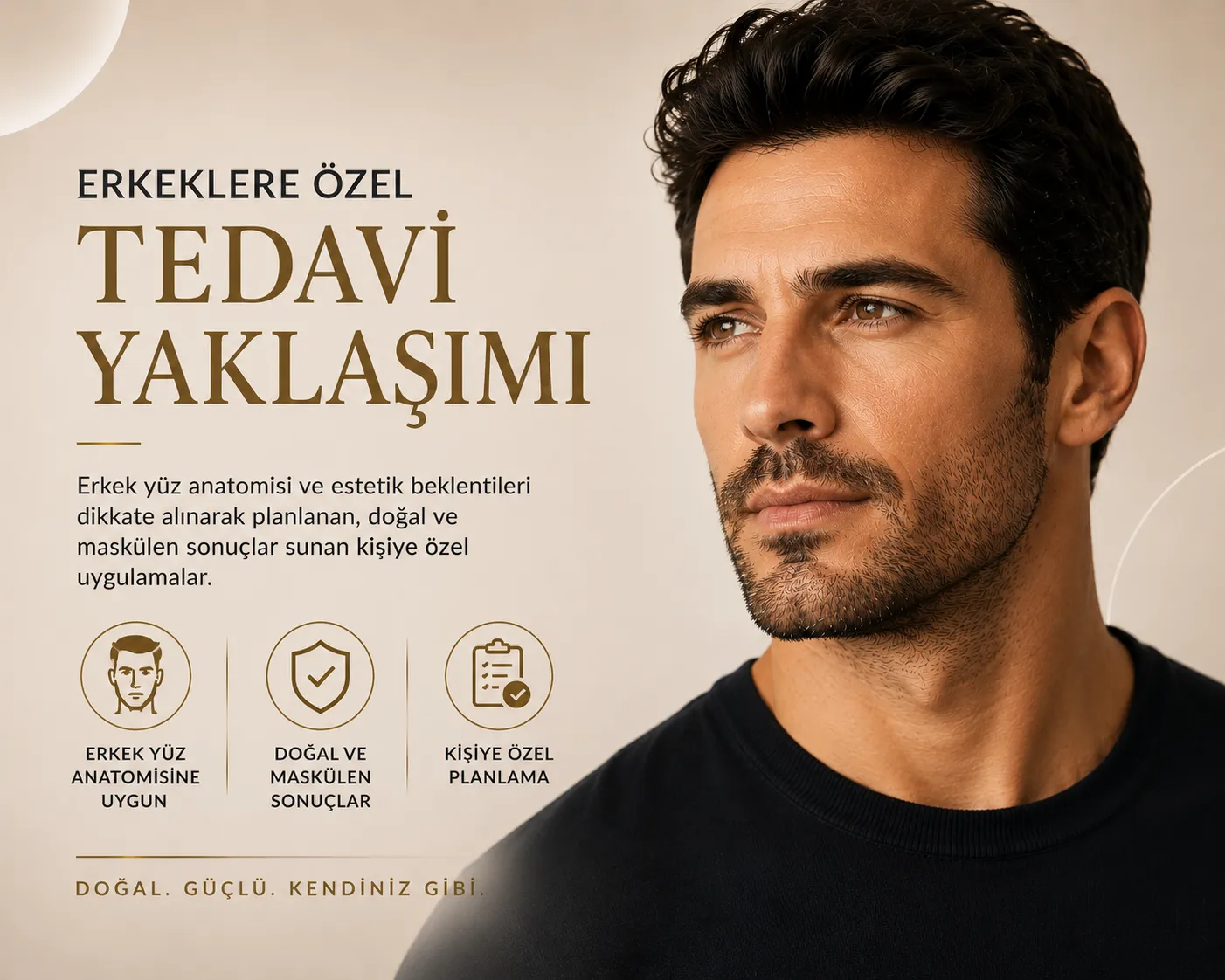erkeklere &ouml;zel estetik yaklaşımı İstanbul