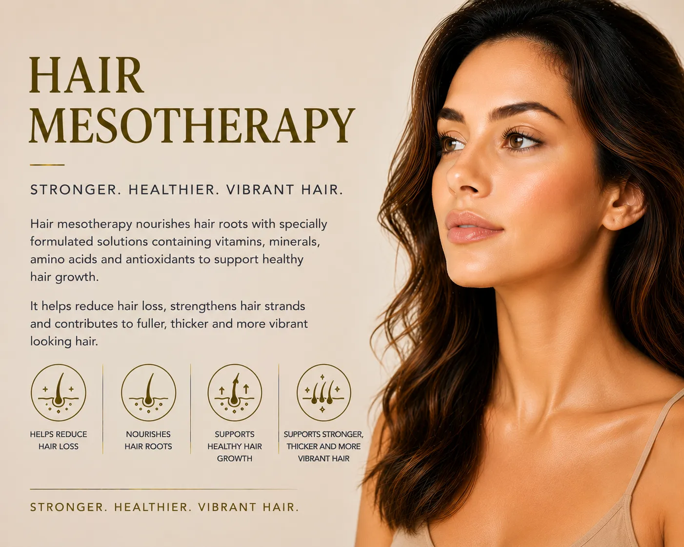 Hair mesotherapy treatment in Istanbul Levent for hair loss thinning hair and scalp support