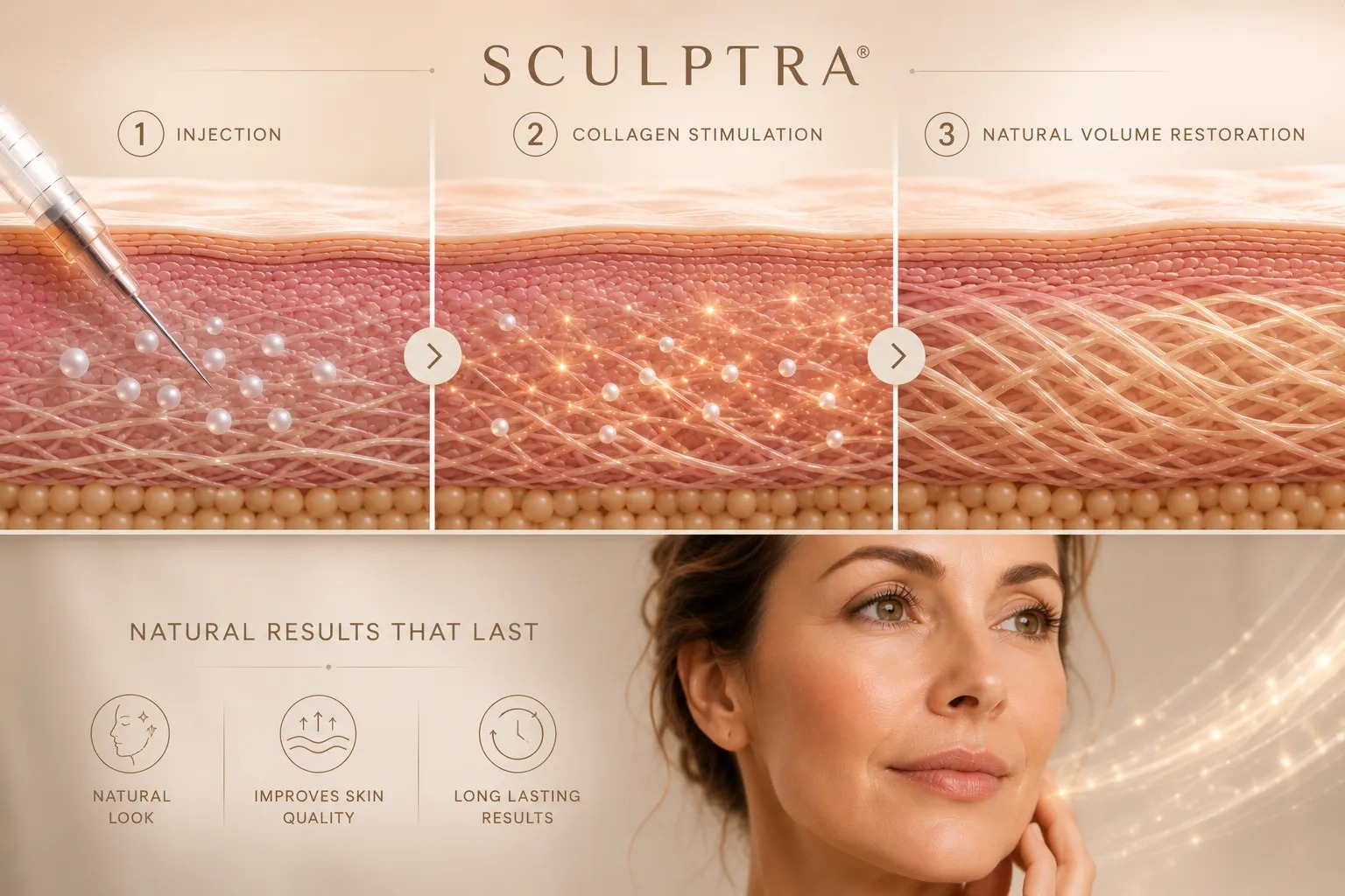 Sculptra collagen stimulator treatment in Istanbul Turkey at Efem Clinic Levent