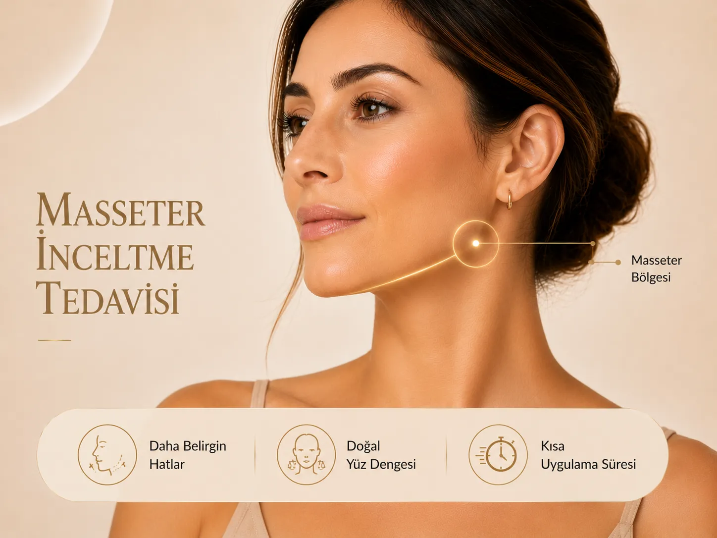 Masseter inceltme tedavisi İstanbul alt yüz ve çene kası bölgesi değerlendirmesi