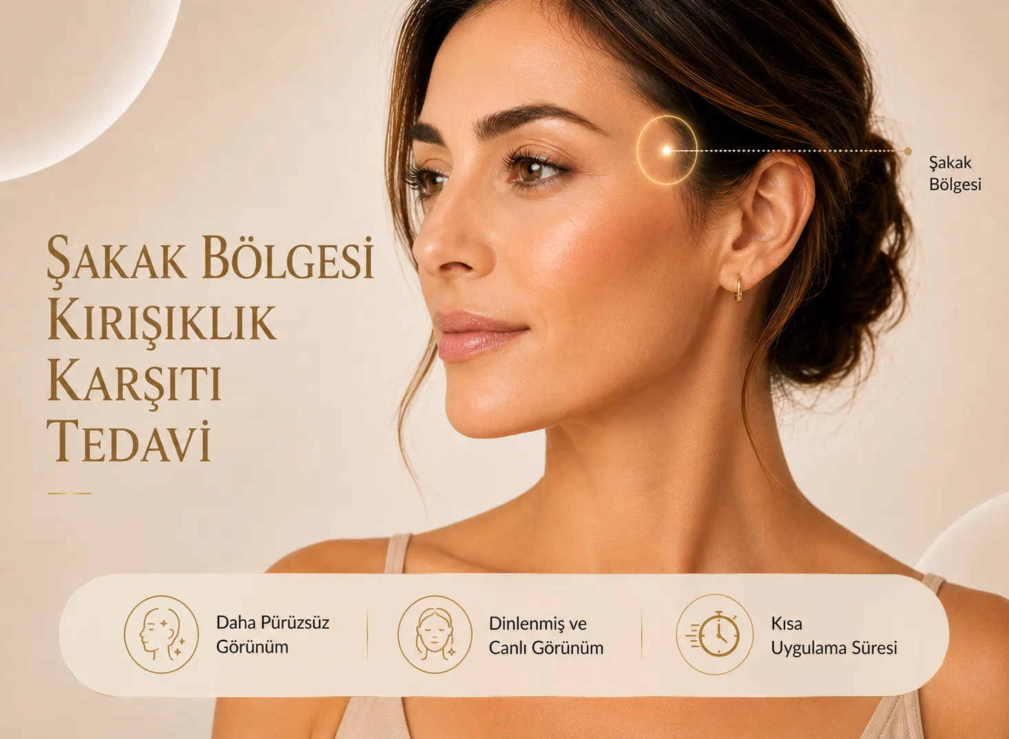 Şakak dolgusu İstanbul Levent &uuml;st y&uuml;z hacim kaybı ve doğal y&uuml;z dengesi