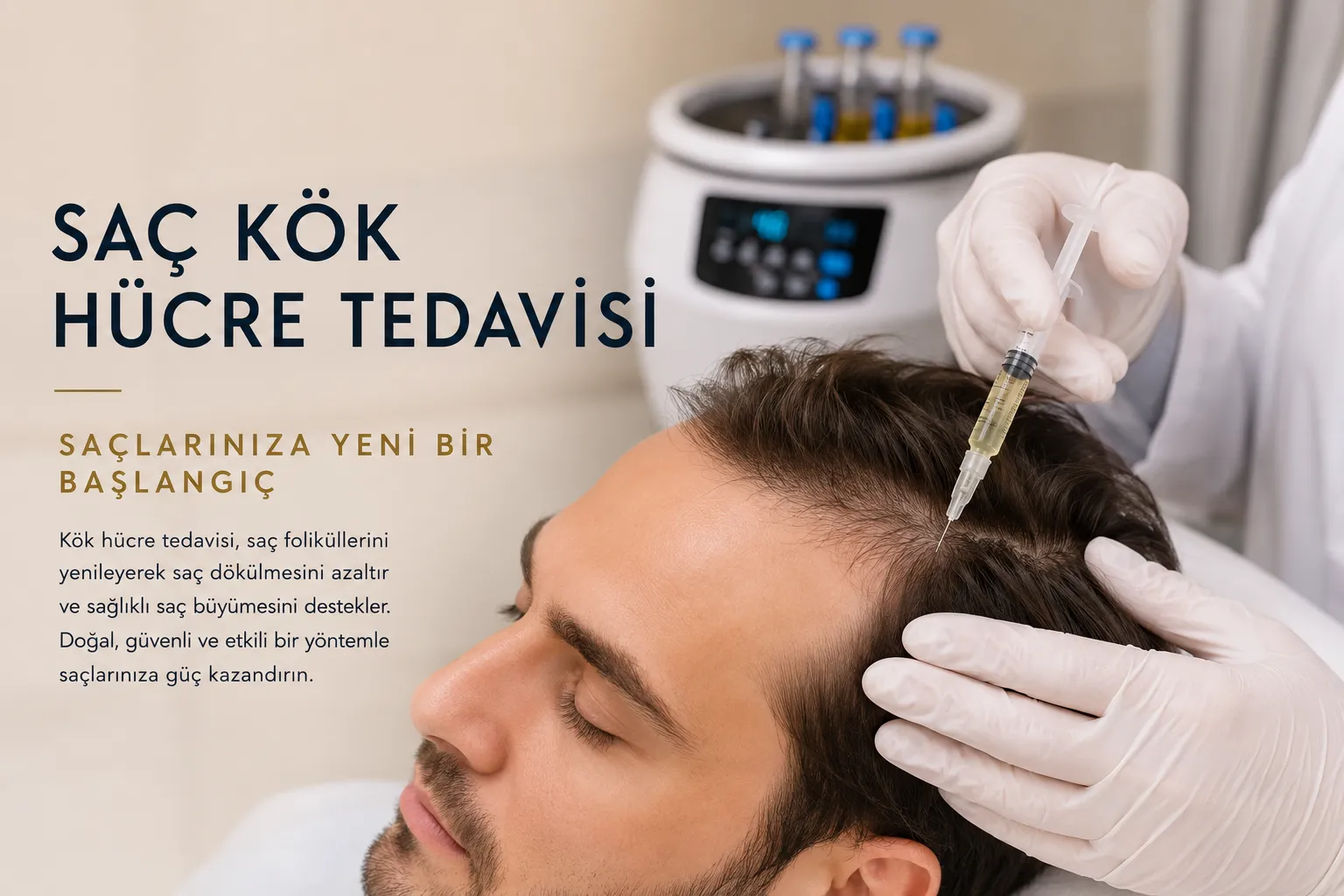 Sa&ccedil; k&ouml;k h&uuml;cre tedavisi Istanbul Levent sa&ccedil; k&ouml;kleri ve sa&ccedil;lı deri i&ccedil;in rejeneratif destek