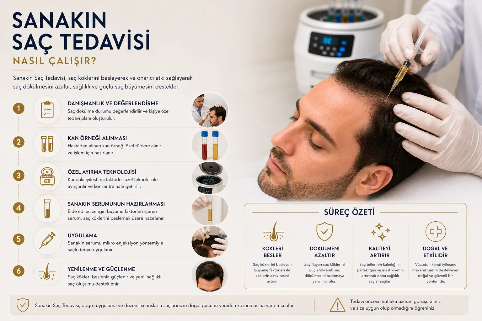 Sanakin sa&ccedil; tedavisi nasıl &ccedil;alışır sa&ccedil;lı deri inflamasyonu ve rejeneratif destek Istanbul