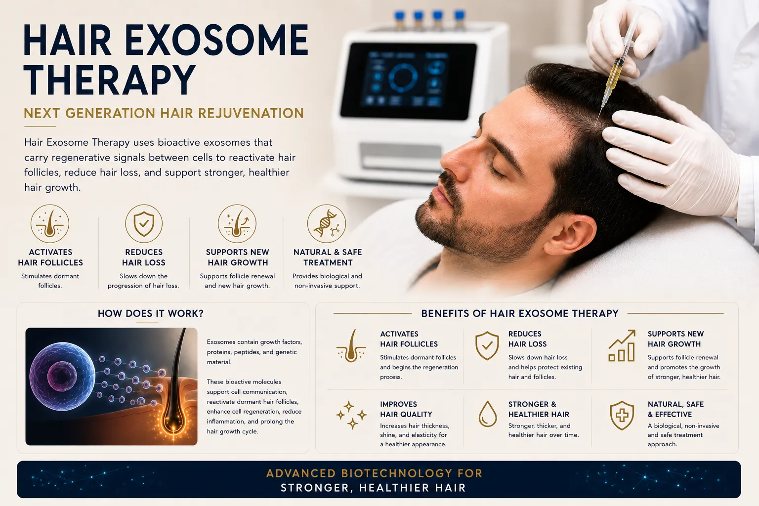 How hair exosome therapy works for follicle signaling and scalp microenvironment support Istanbul