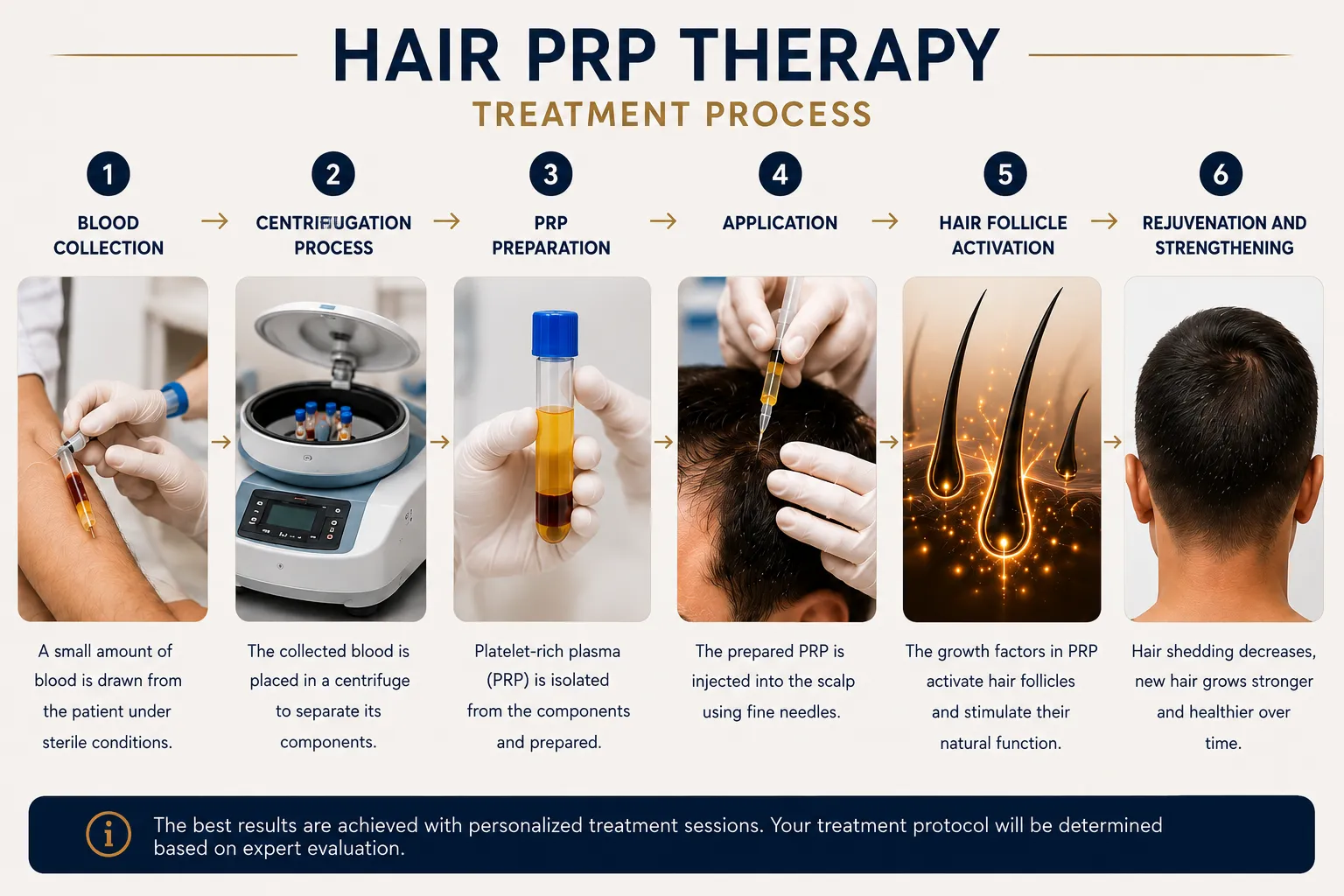 Hair PRP treatment process in Istanbul from scalp analysis to personalized planning