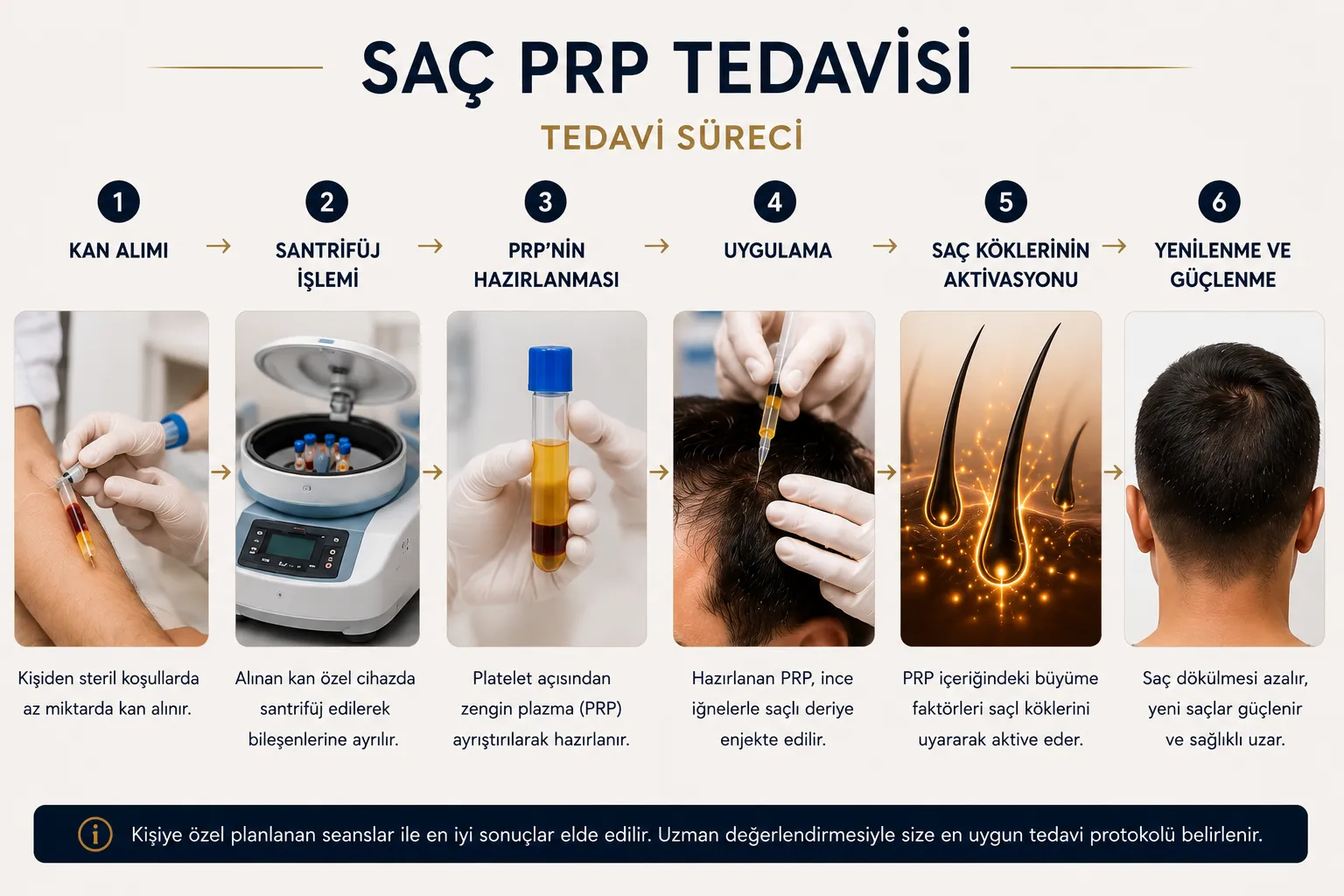 Sa&ccedil; PRP s&uuml;reci Istanbul Levent sa&ccedil; ve sa&ccedil;lı deri analizinden kişisel tedavi planına