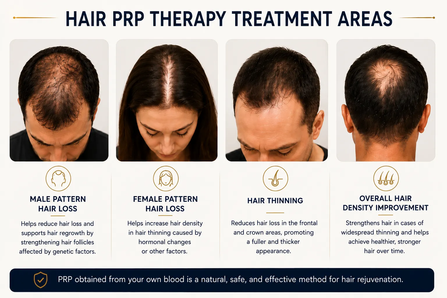Hair PRP treatment areas scalp and hair follicle support protocol Istanbul Levent