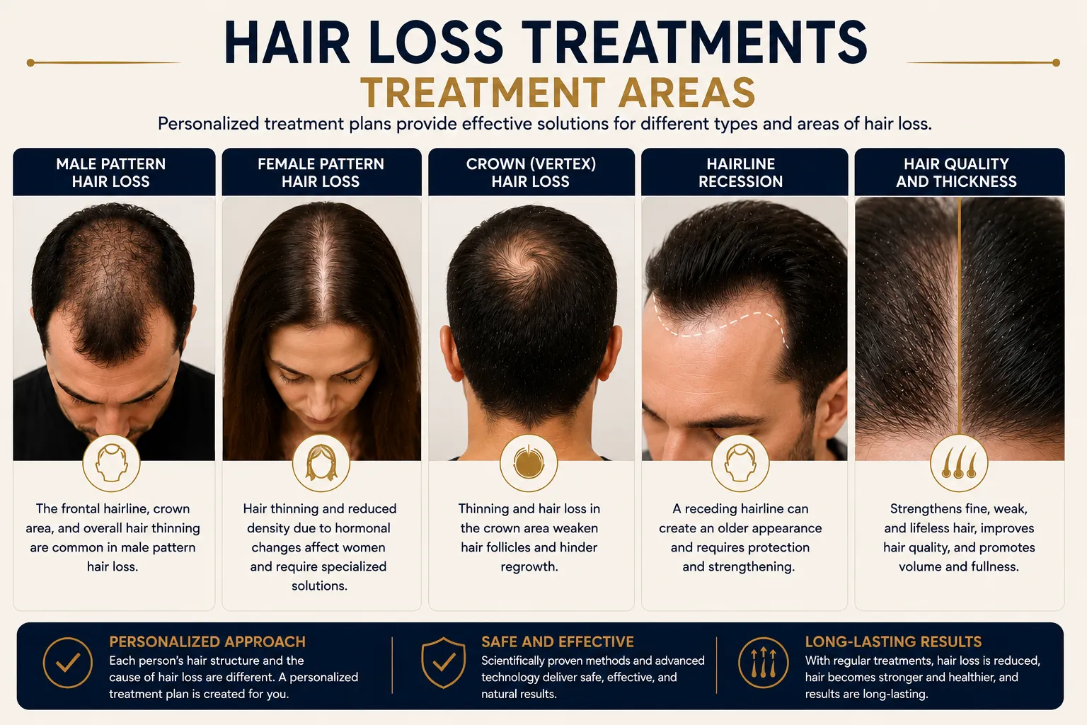 Hair loss treatment areas scalp follicle support and regenerative hair treatments Istanbul