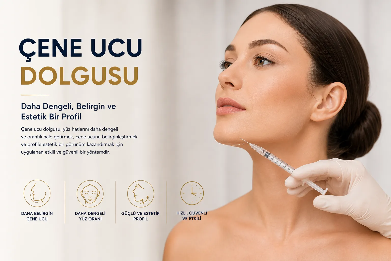 &Ccedil;ene ucu dolgusu Istanbul Levent doğal profil dengeleme ve alt y&uuml;z kont&uuml;r&uuml;