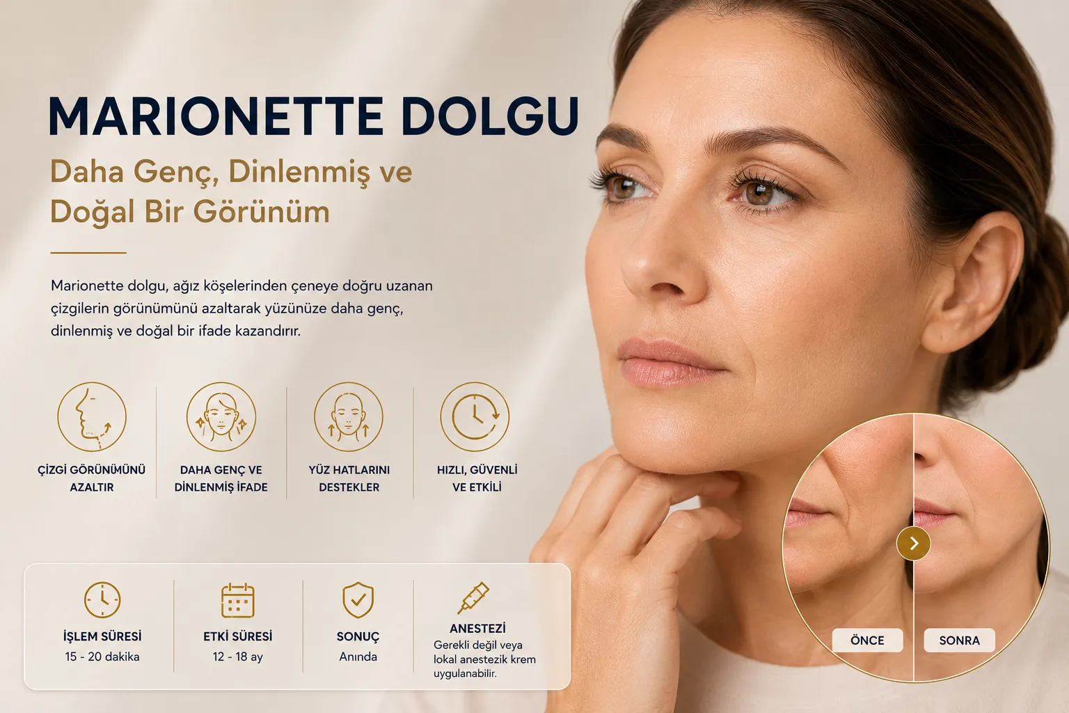 Marionette filler Istanbul for mouth corner lines and lower-face contour