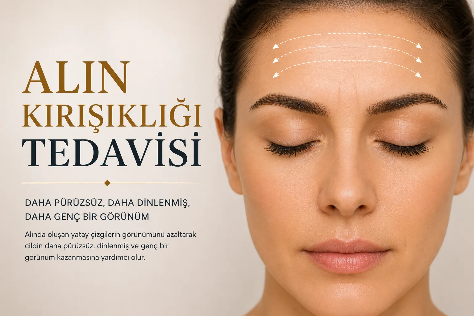 Alın botoksu Istanbul Levent alın &ccedil;izgileri ve doğal mimik koruma