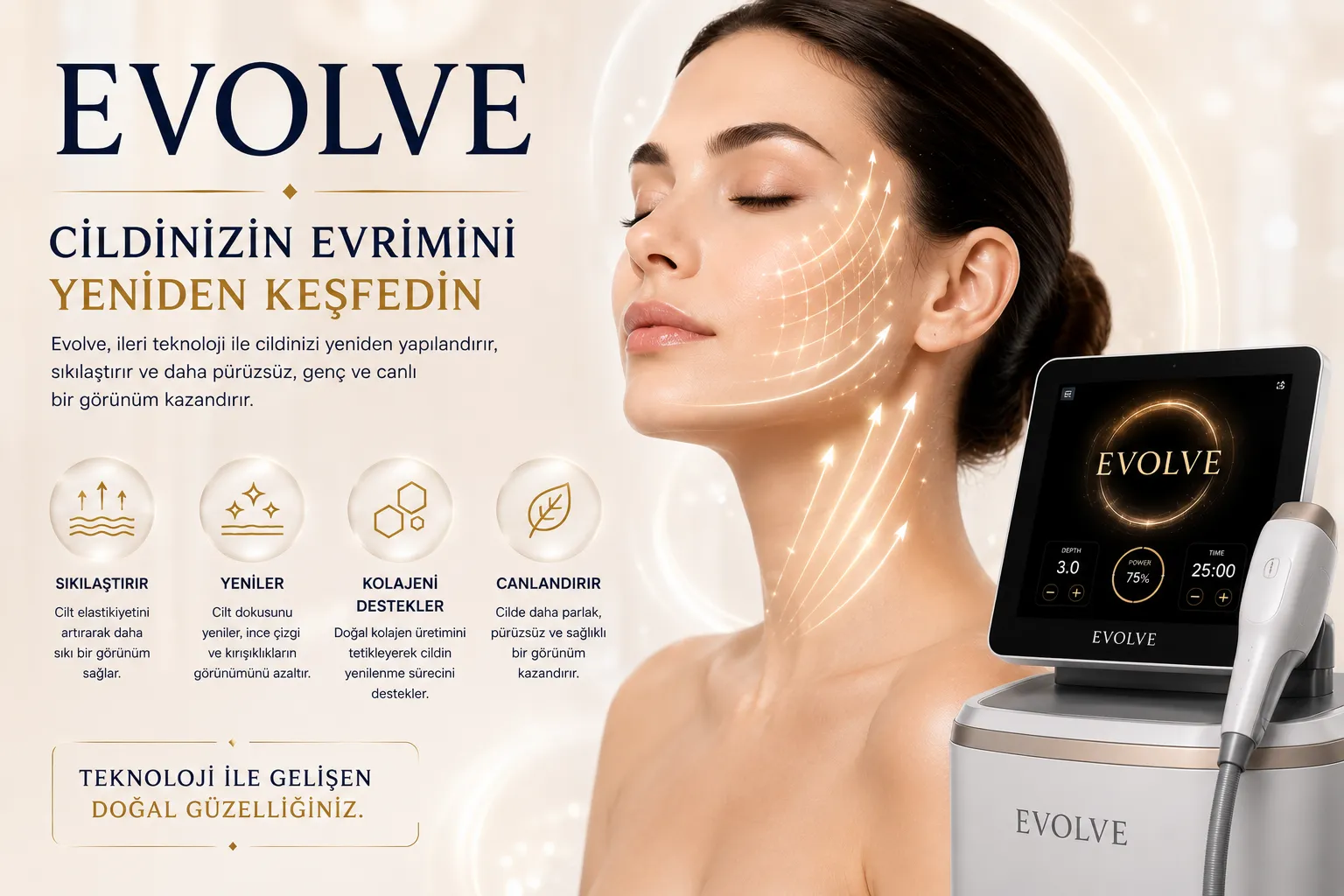 Evolve Istanbul Levent kas aktivasyonu v&uuml;cut sıkılaştırma ve kont&uuml;r desteği