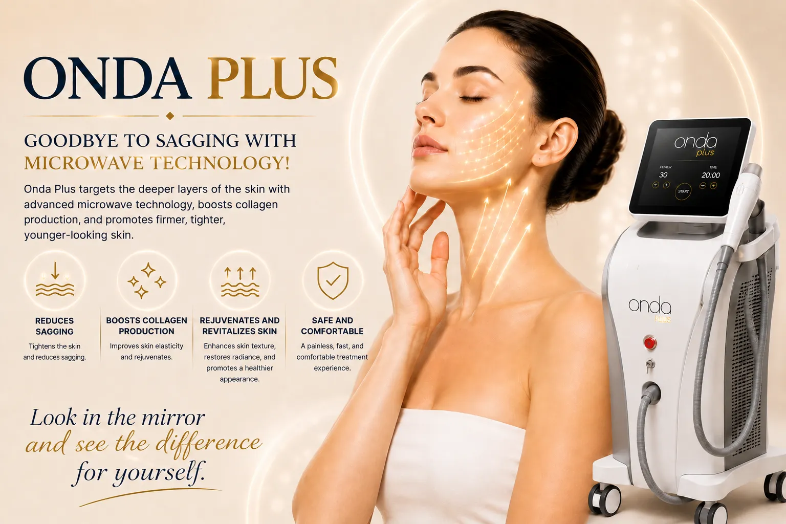 Onda Plus in Istanbul Levent for localized fat cellulite and body tightening
