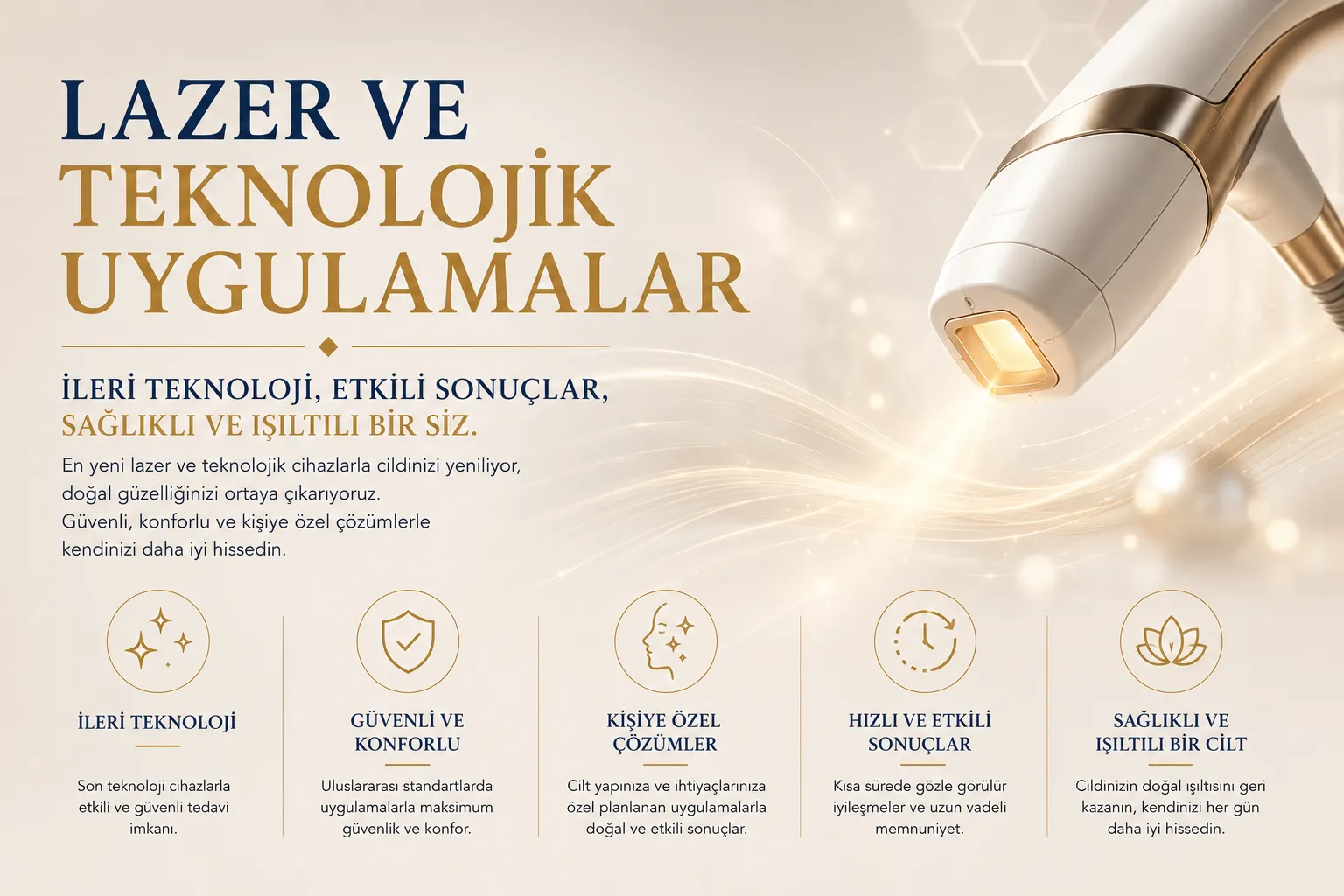 Lazer ve teknolojik cilt tedavileri Istanbul Levent cilt sıkılaştırma kolajen leke ve yenilenme
