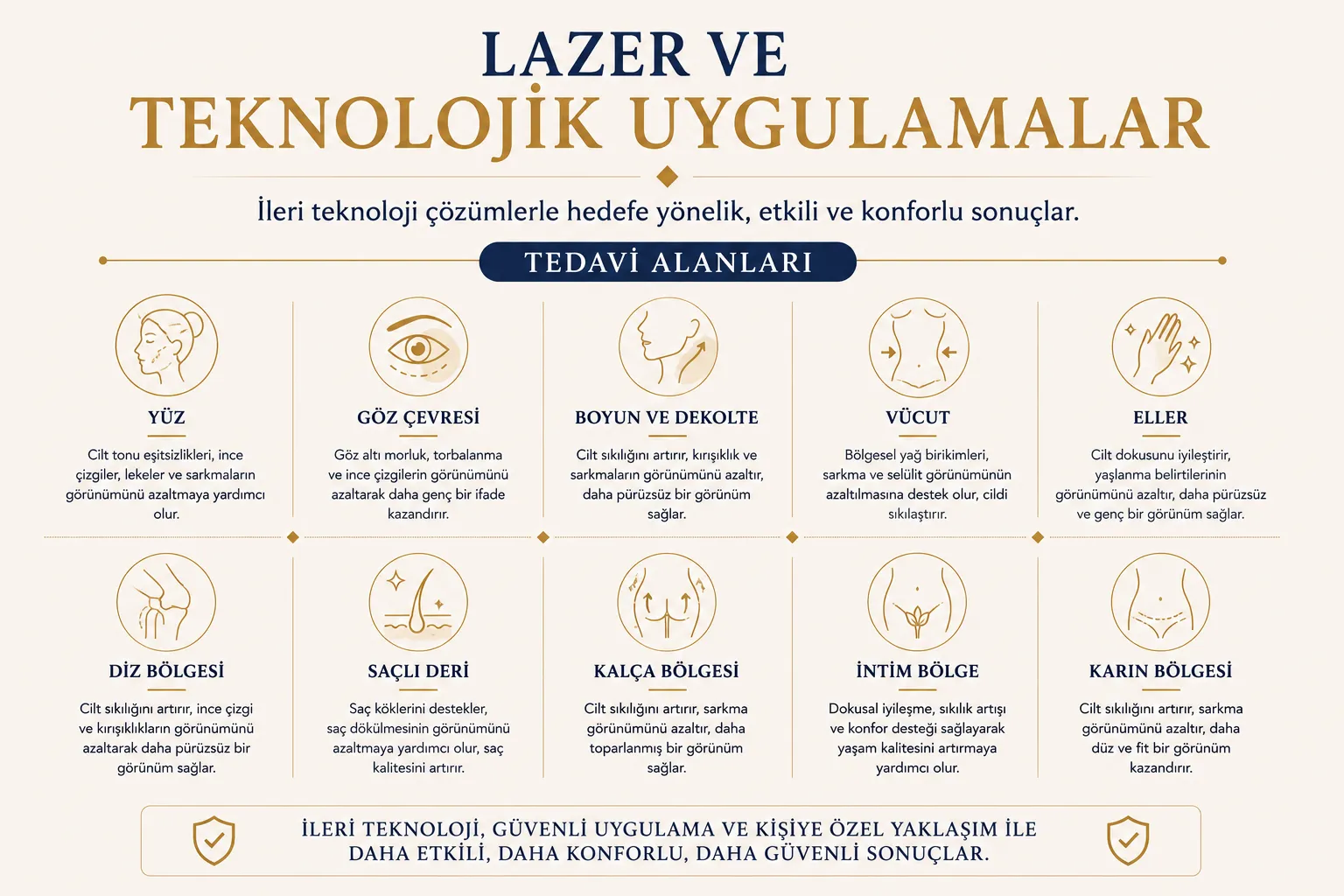 Lazer ve cihaz uygulamaları cilt analizi teknoloji se&ccedil;imi kolajen leke ve cilt yenilenmesi Istanbul