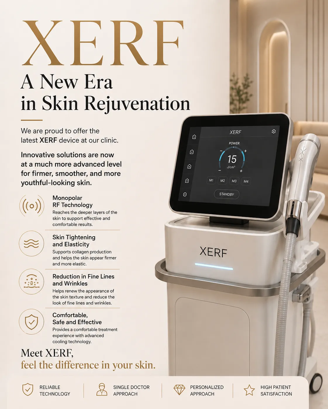XERF skin tightening treatment at Efem Clinic in Istanbul