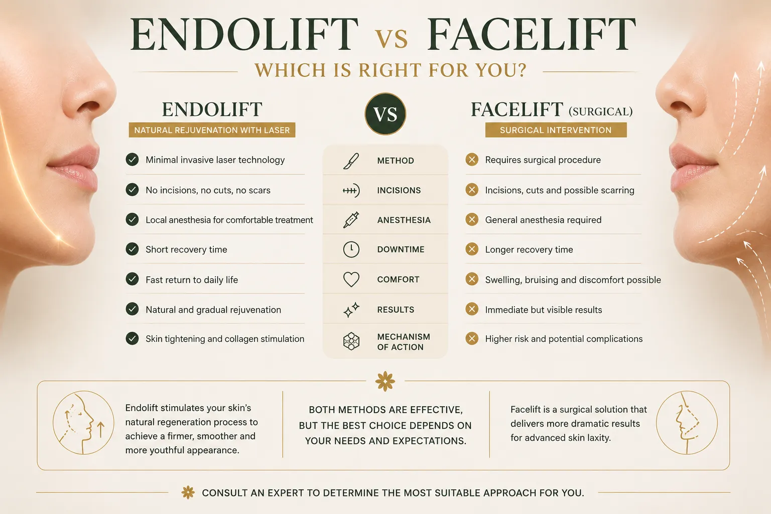 Endolift vs Facelift