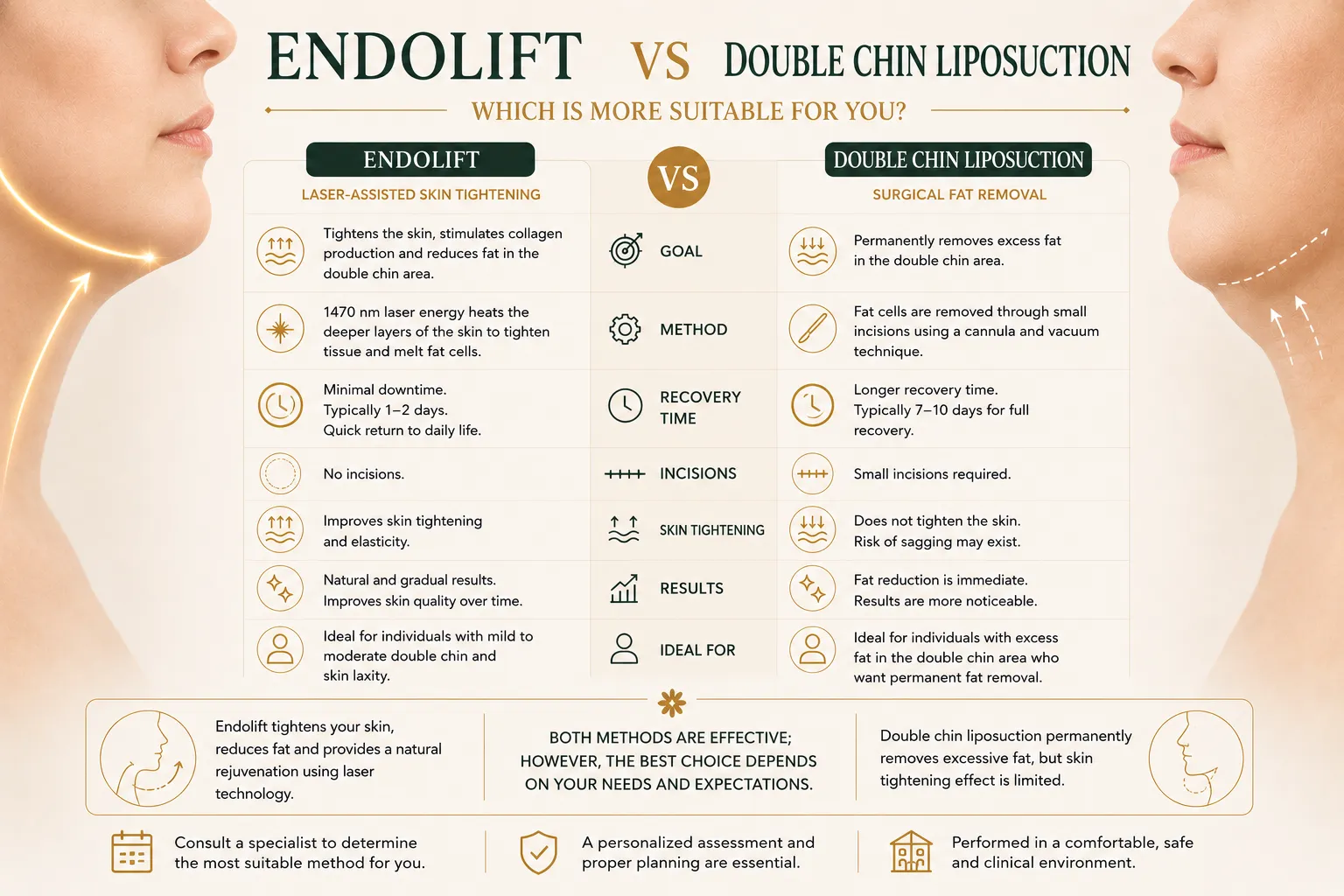 Endolift vs Double Chin Lipo