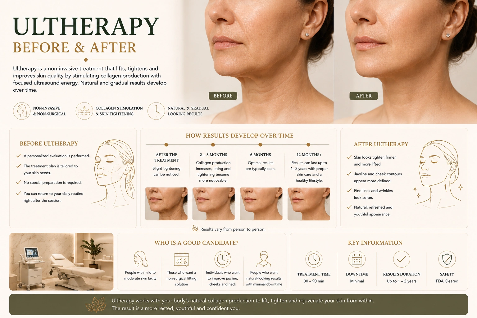 Ultherapy Before After
