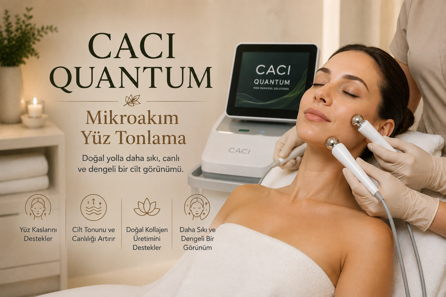 CACI Quantum Y&uuml;z Tonlama