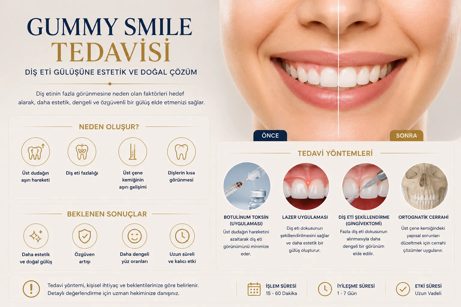 Gummy Smile Tedavi