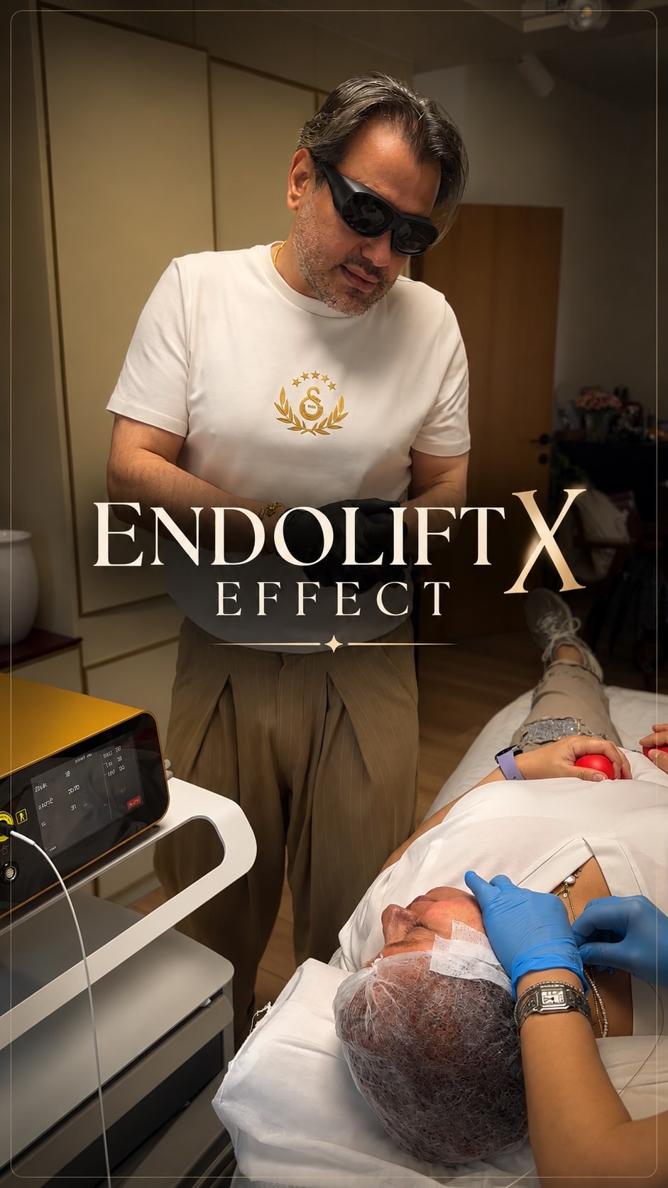 Endolift X eğitiminden küçük bir karşılaştırma ✨ Uygulama sırasında yalnızca yüzün bir tarafı çalışıldığında bile çene hattın